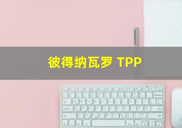 彼得纳瓦罗 TPP